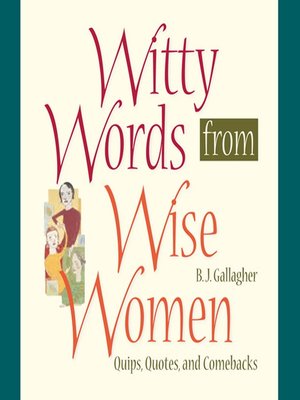 cover image of Witty Words from Wise Women
